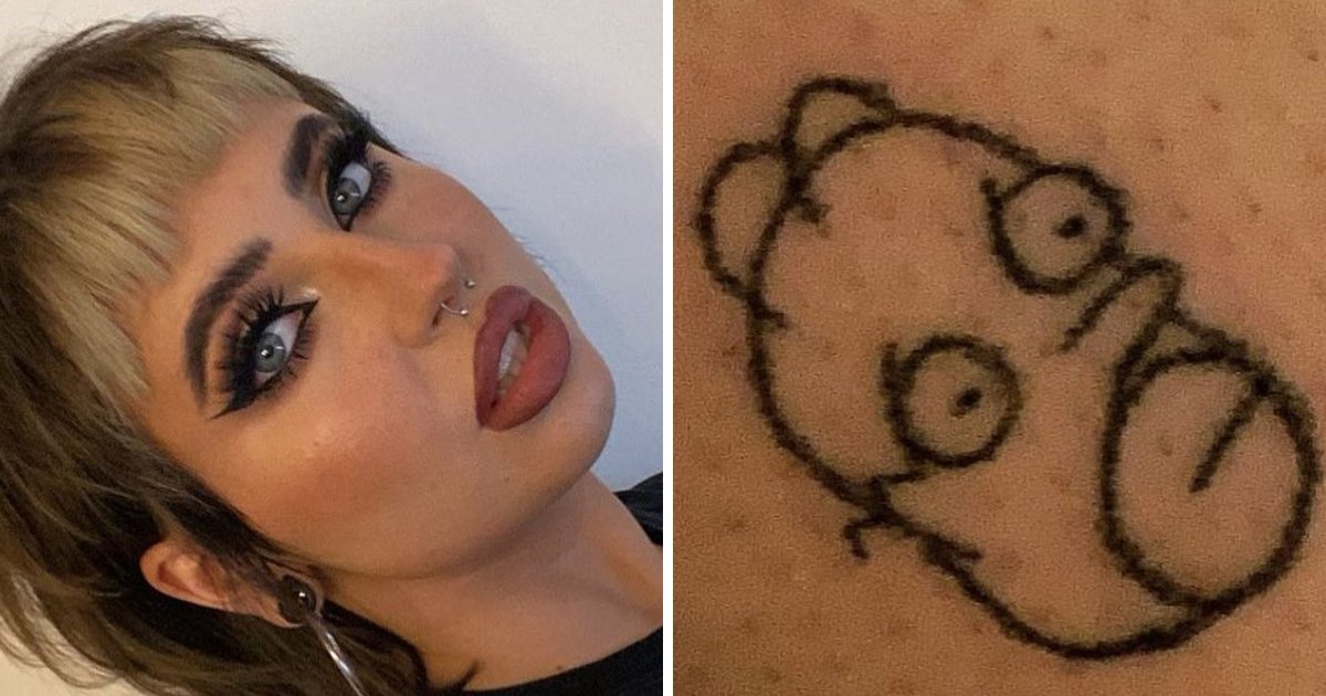 new project 1.jpg?resize=1200,630 - Woman Regretted Immediately After Giving Herself A Homer Simpson Tattoo While Being Bored Amid Lockdown