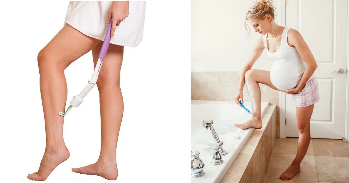 p3 2.jpg?resize=412,275 - Nifty Razor Extension Handle Lets You Shave Your Legs Without Bending Down