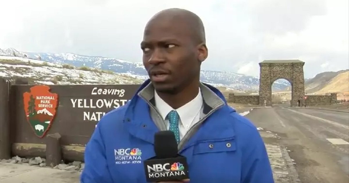 r3 3.jpg?resize=1200,630 - Reporter Became A Meme After Leaving The Broadcast After Seeing A Herd Of Bison
