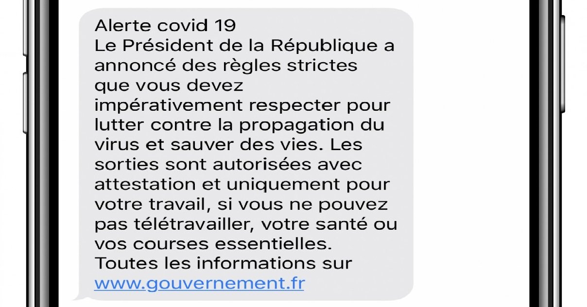 sms.jpg?resize=412,275 - Covid-19: comment le gouvernement a réussi à envoyer un SMS d'alerte à tous ses citoyens ?