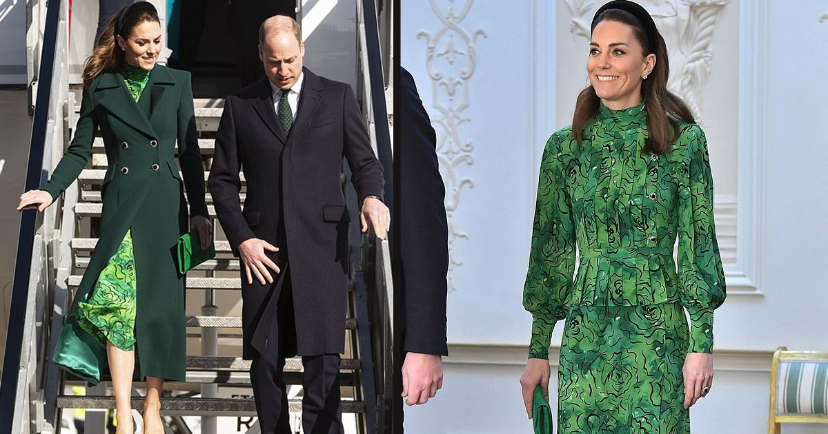 untitled 1 15.jpg?resize=412,232 - Kate Middleton Shined At Diplomatic Dressing In Shades Of Green For Her First Official Visit To The Republic Of Ireland