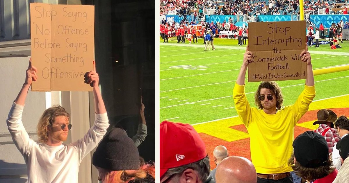 untitled 1 26.jpg?resize=412,232 - 'Dude With A Sign' Has 5.7 Million Followers For Sharing The Truth No One Talks About In Public
