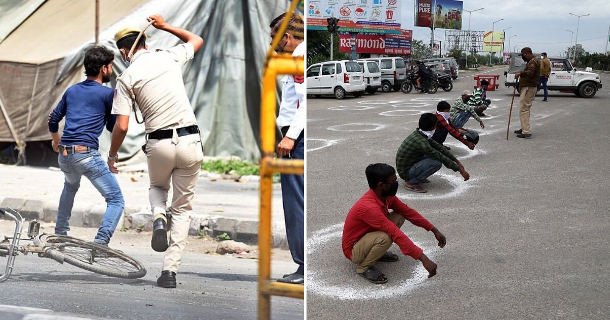 untitled design 8 3.png?resize=412,275 - Officers Seen Beating Curfew Violators With Sticks And Batons In India