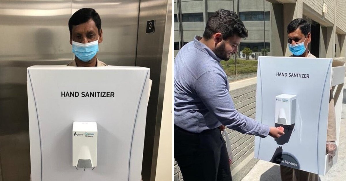 untitled design 97.png?resize=1200,630 - Company Facing Backlash After Making Migrant Worker Pose As Human Hand Sanitizer