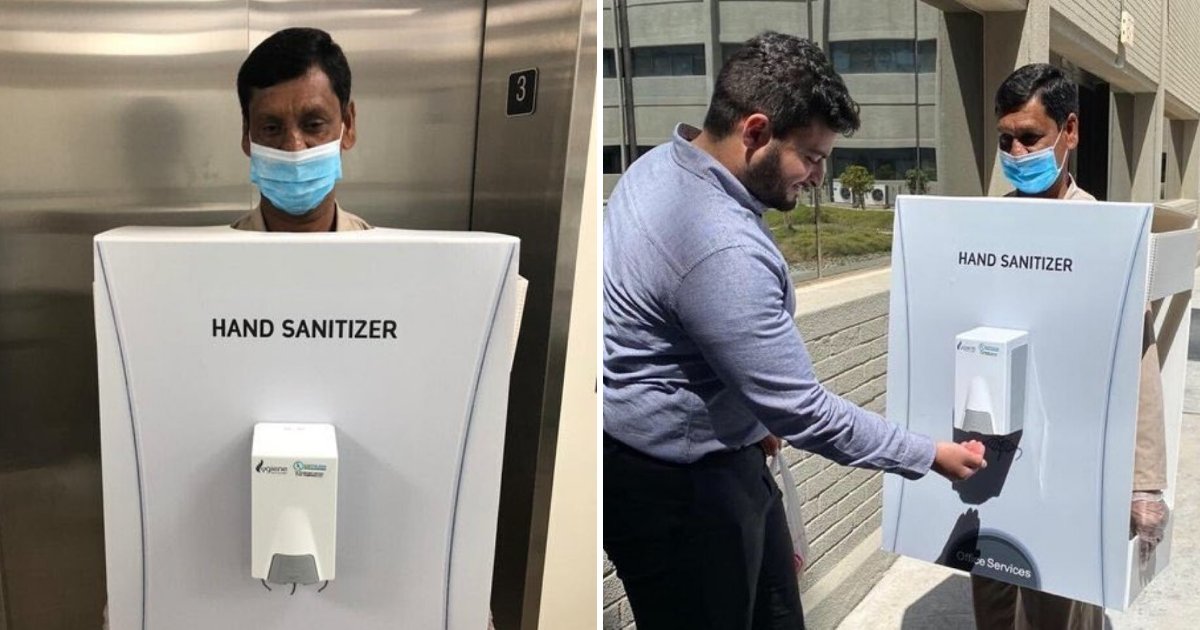 untitled design 97.png?resize=412,275 - Company Facing Backlash After Making Migrant Worker Pose As Human Hand Sanitizer