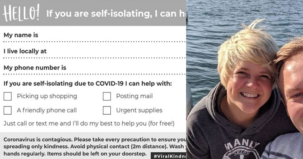 woman created postcard which allows people to tick boxes outlining what help they require amid the coronavirus pandemic.jpg?resize=412,275 - A Woman Created Postcard Which Allows People To Ask For Help Amid The Coronavirus Pandemic