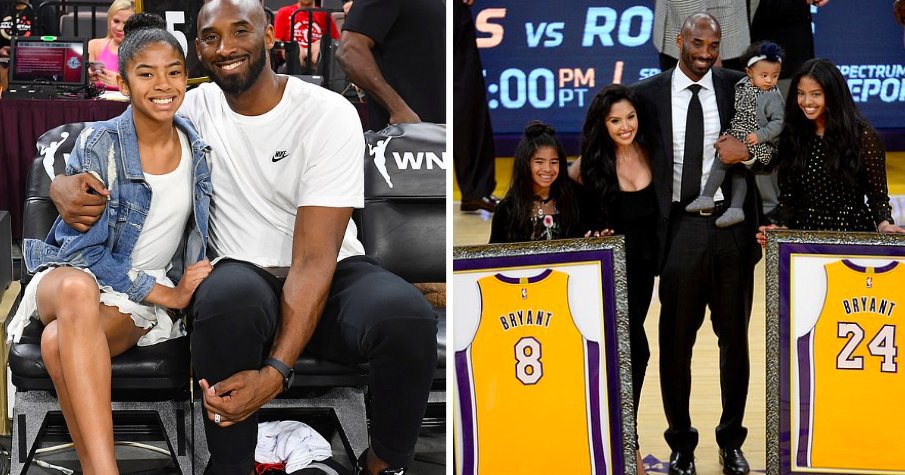 y1 3.png?resize=1200,630 - Kobe Bryant’s Elder Daughter Pose With Father and Sister’s Mural