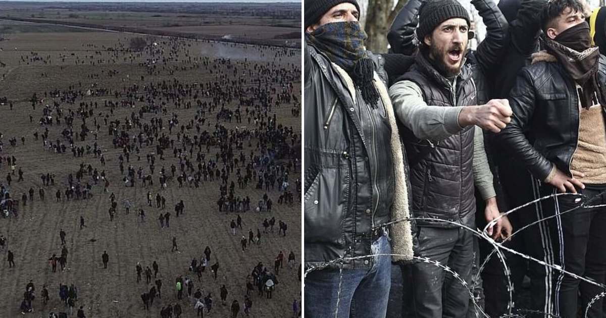 y4.png?resize=1200,630 - Tear Gas Fired at 75,000 Migrants Trying to Cross The Border From Turkey to EU