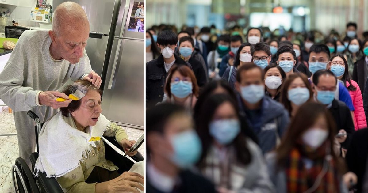 1 25.png?resize=412,275 - 92 Years Old Husband Adorably Dyes His Wife’s Roots Amid Coronavirus Lockdown