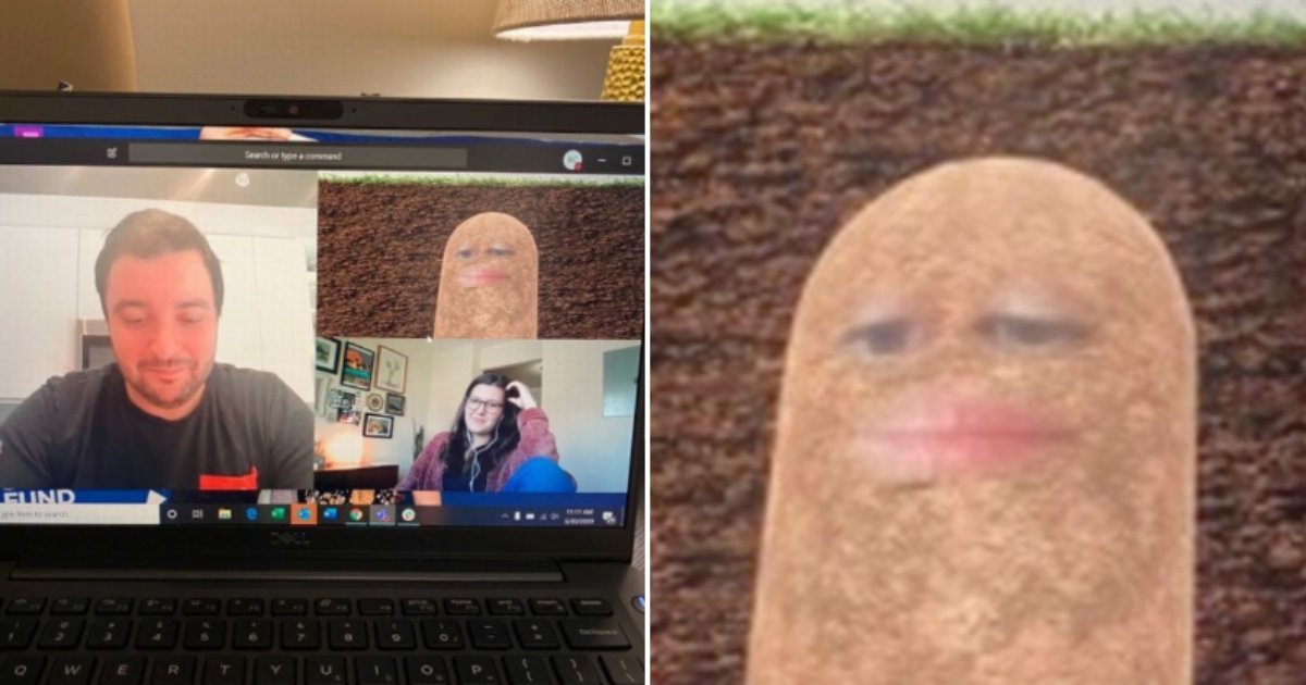 1 3.png?resize=412,275 - Boss Turns Herself Into A Potato During A Video Meeting
