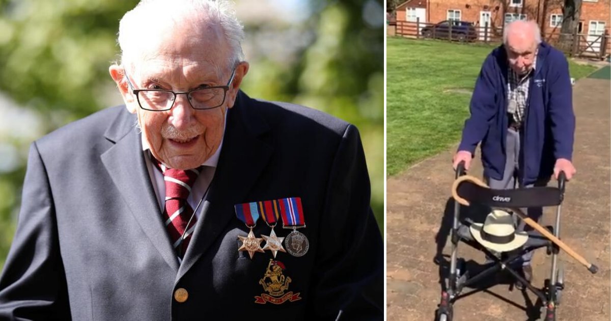 1 48.png?resize=412,275 - Captain Tom Moore Raises £10 Million For NHS Just By Walking In His Garden