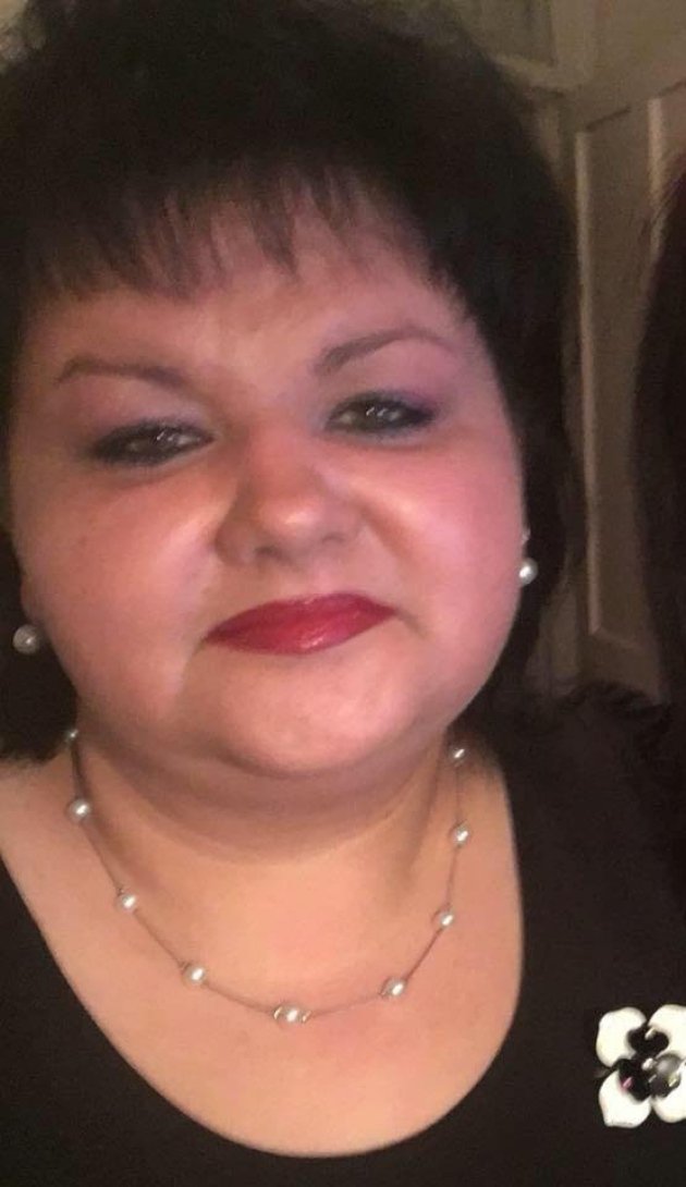 Andriejus Kostiajevas has been jailed for a minimum of 28 years after killing his wife Ligita Kostiajeviene (pictured) and stabbing a child nine times. Picture: Supplied/CambsCops