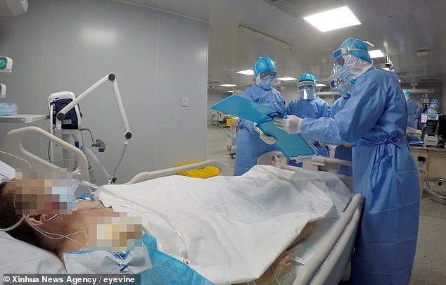 Chinese scientists examined surface and air samples from both an intensive care unit and general Covid-19 ward at Huoshenshan Hospital in Wuhan in March