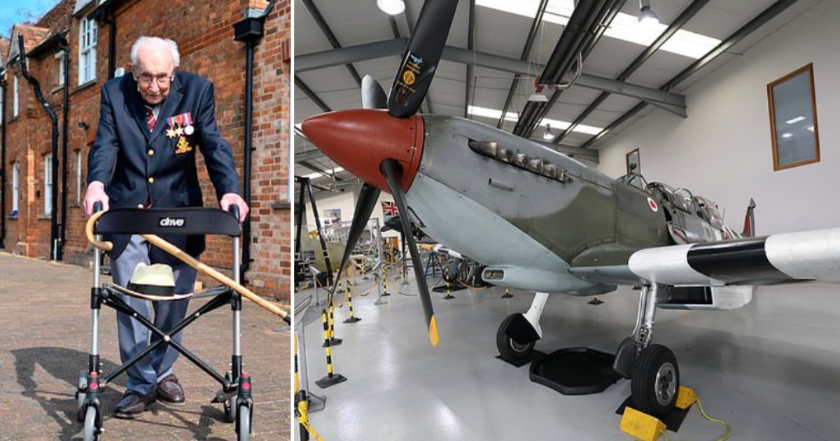 2 57.png?resize=412,232 - Captain Tom Who Continues to Raise Money for NHS to Be Honoured with Spite Flypast on His 100th Birthday