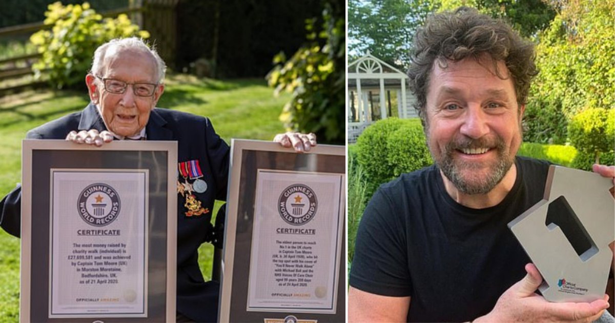 2 76.png?resize=412,275 - Tom Moore Breaks The Record For The Oldest Person To Have #1 Chart Topper Single With Michael Balls