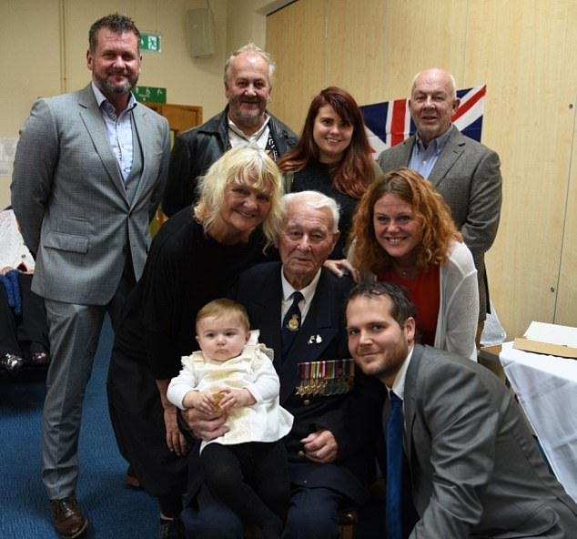 The 99-year-old veteran from Ipswich, Suffolk, was among a select few sent behind enemy lines during the second world war, before being captured and imprisoned for more than a year