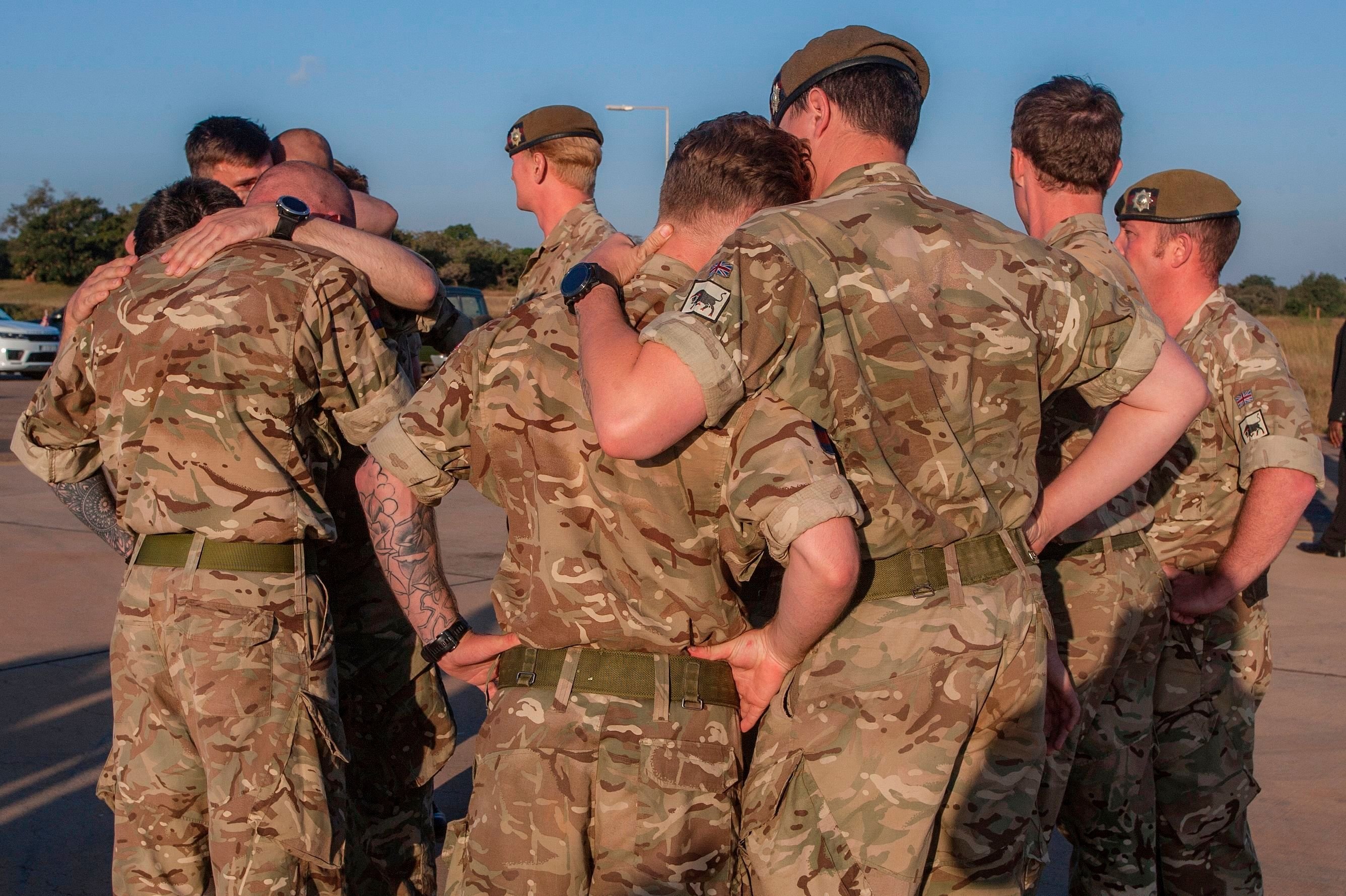 Soldier killed by elephant in Africa begins final journey home ...
