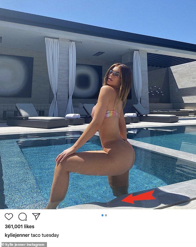 oops! This image from Kylie Jenner