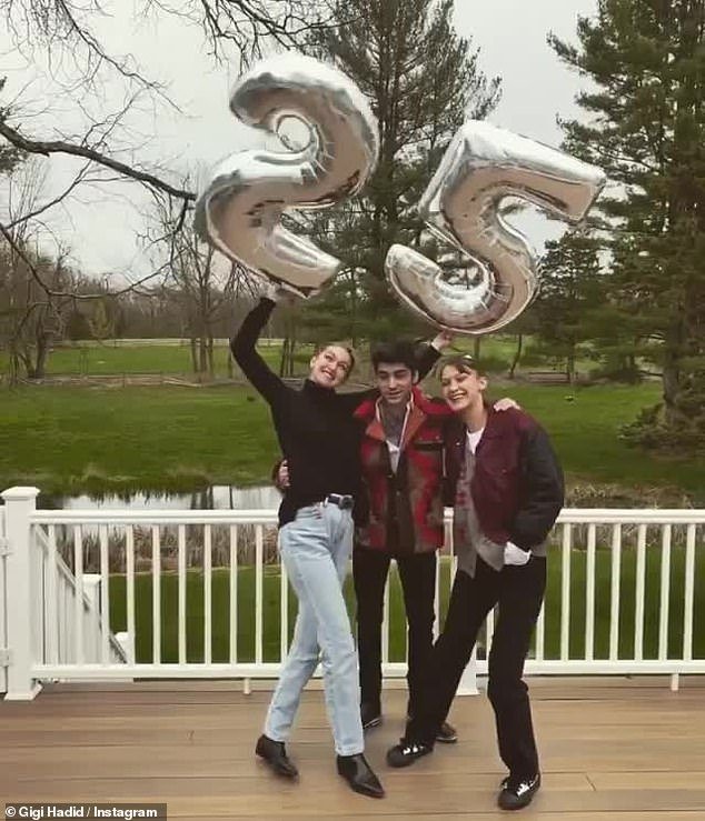 Surprise! Gigi Hadid and Zayn Malik, seen together while celebrating her 25th birthday in Pennsylvania with sister Bella, are said to be expecting their first child together