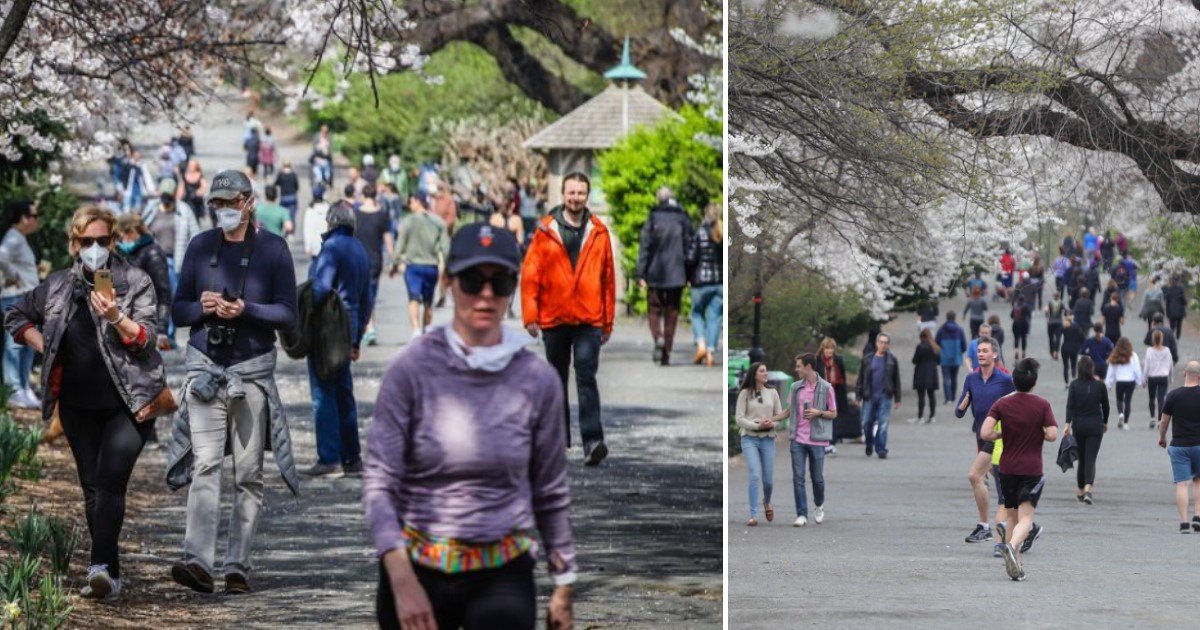 3 20.jpg?resize=1200,630 - Some NYC Residents Flouted Stay-At-Home Orders As Shown By Photos Of A Crowded Central Park