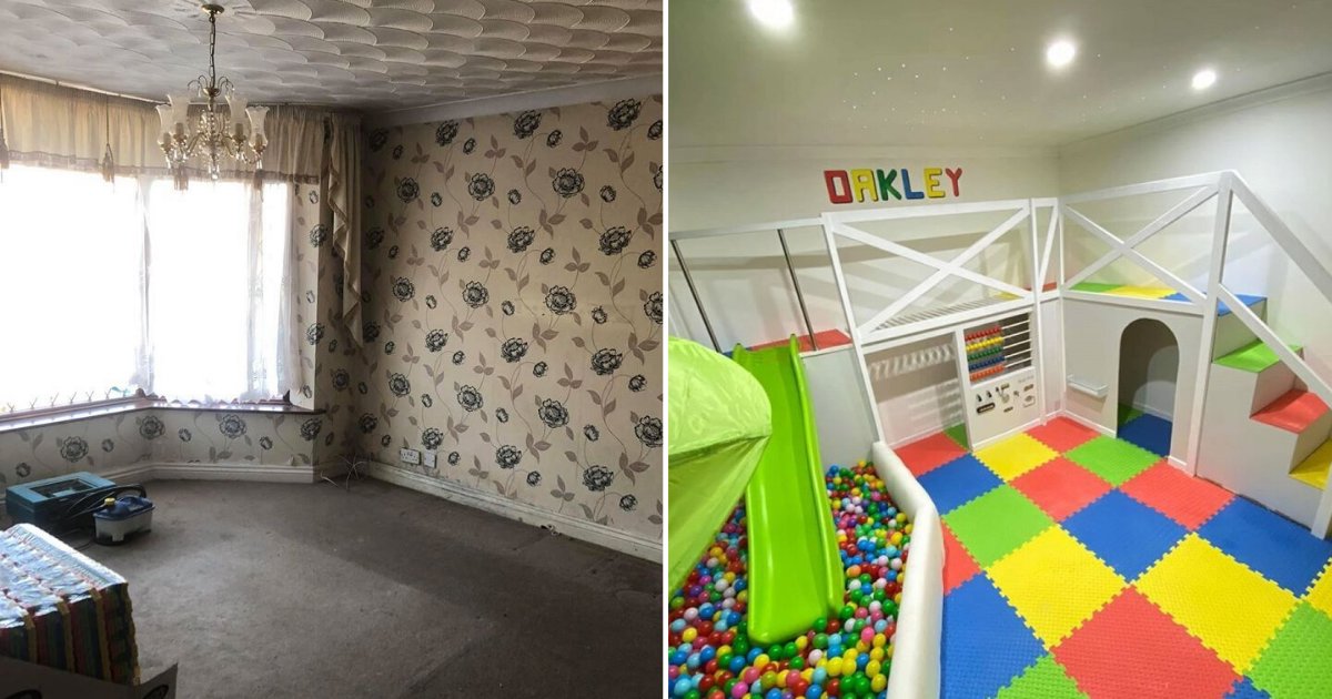 3 57.png?resize=412,275 - Dad Transforms His Old Spare Bedroom Into An Incredible Soft Playroom With A Ball Pit, Slide, And Colorful Foam Floor