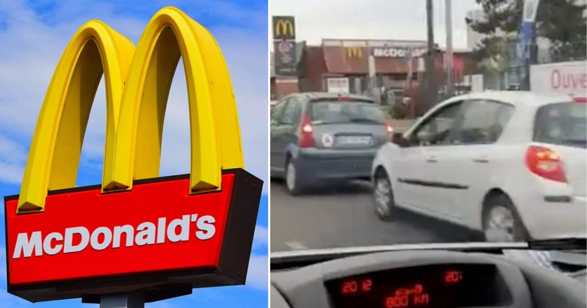 3 69.png?resize=412,232 - McDonald’s Lovers Queue Up For 3 Hours After Some Drive-Thrus Open In France