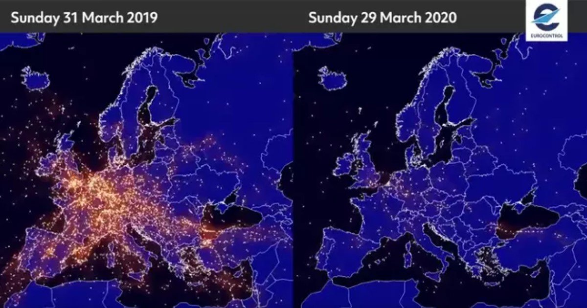 4 2.jpg?resize=412,275 - Air Traffic In Europe Dropped To Unprecedented Levels Due To Coronavirus