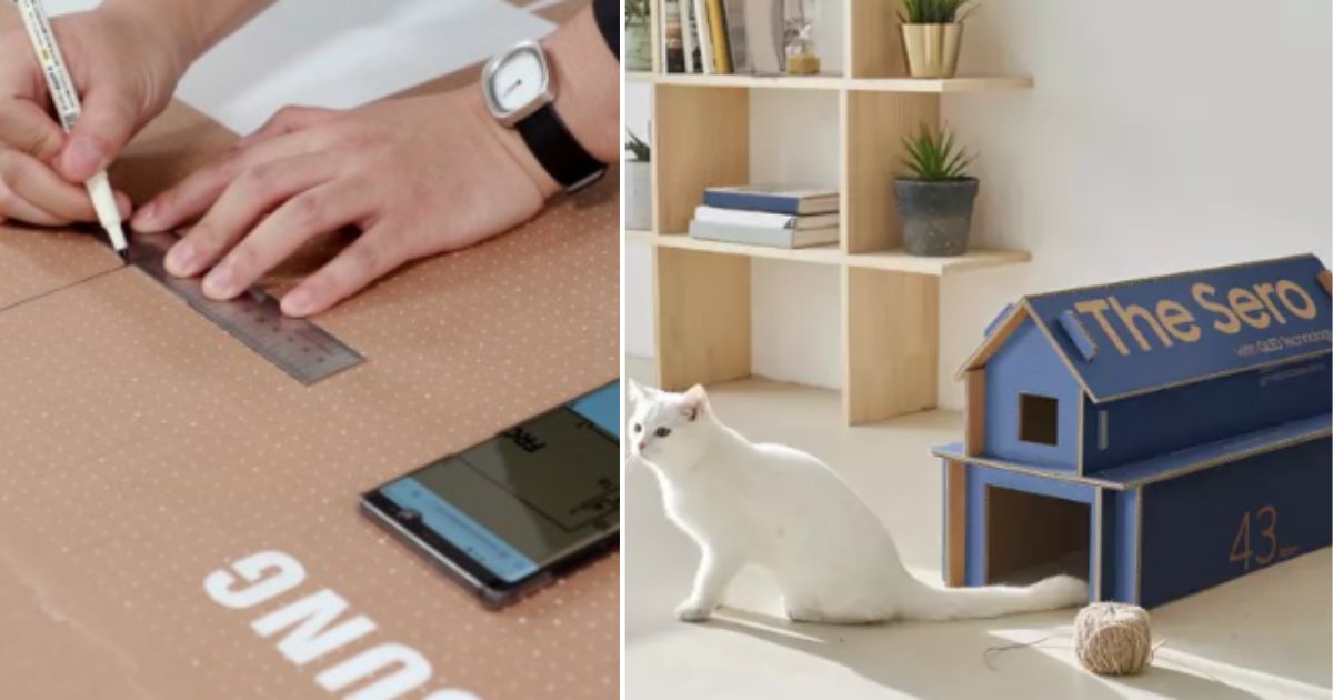 4 55.png?resize=1200,630 - Ecofriendly Boxes From Samsung are Perfect For Your Cat’s Home