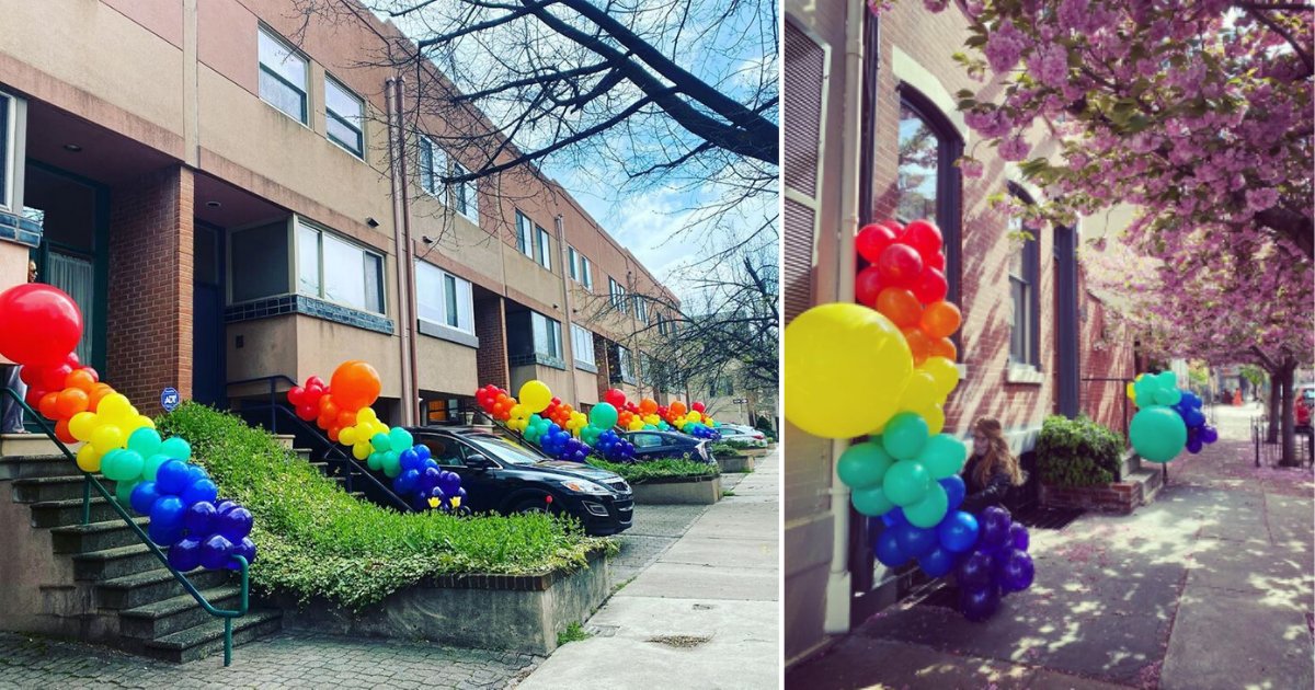 4 56.png?resize=412,275 - Balloon Artist Brought Rainbows To People’s Houses To Spread A Little Joy In The Neighborhood