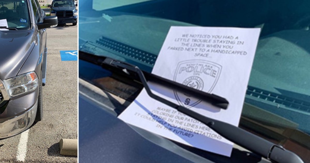 4 81.png?resize=1200,630 - Police Gave People Coloring Sheets Instead Of Tickets To Teach Them 'How To Stay In A Line'