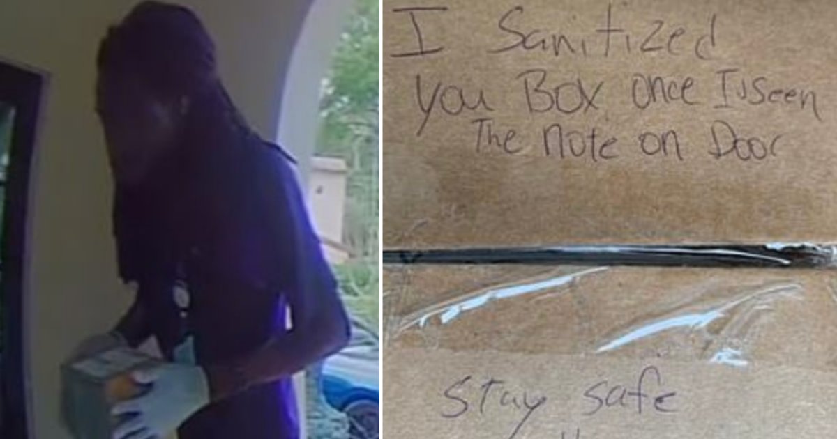 6 36.png?resize=412,275 - FedEx Driver Sanitizes Package To Protect Girl With Autoimmune Disorder After Reading A Warning Sign-On The House’s Door