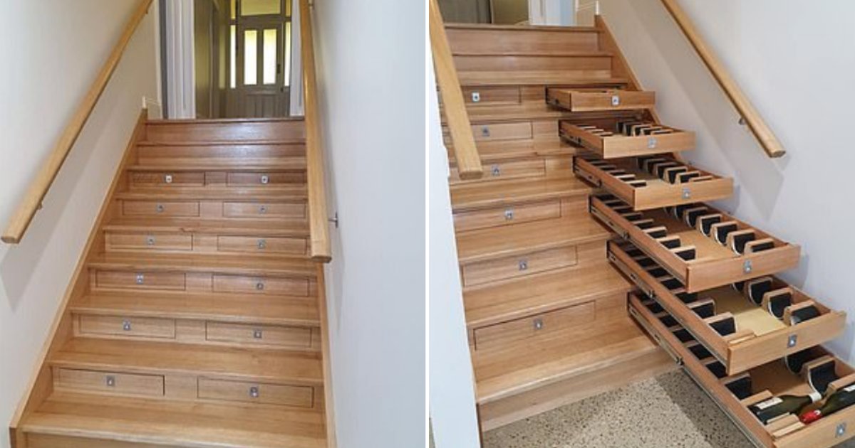 6 40.png?resize=412,275 - Builder Makes Incredible Wine Cellar In His Staircase Using Drawers From Bunnings