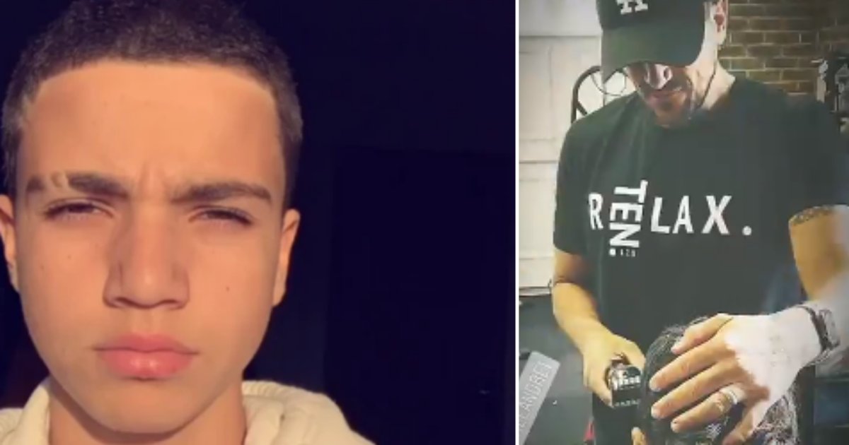 7 15.png?resize=412,232 - Peter Andre Gave His Son a Rather Interesting Buzzcut in the Lockdown