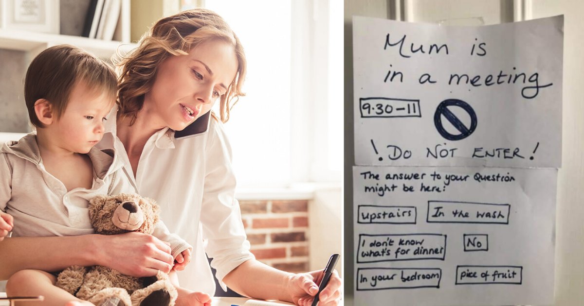 7 3.png?resize=412,275 - This Mother Has A Genius Solution To Keep Her Kids Away While Working From Home
