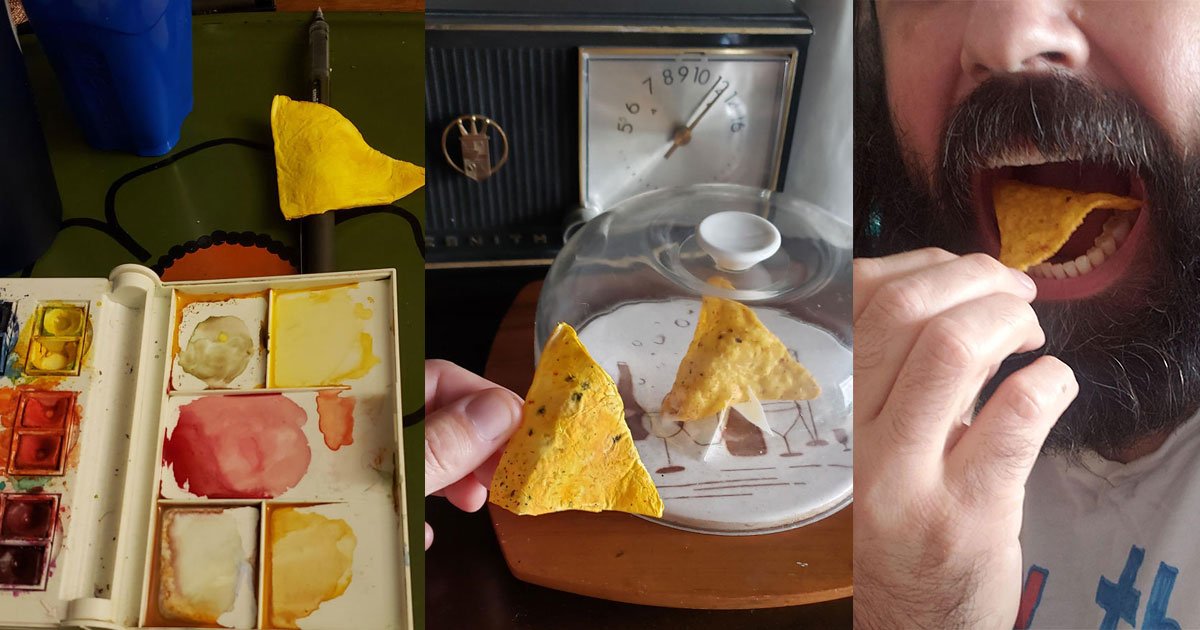 boyfriend created a replica of dorito and replaced it with the real one to eat it without his girlfriend knowing.jpg?resize=1200,630 - Boyfriend Created A Replica Of Dorito So He Could Eat The Last One Without His Girlfriend Finding Out