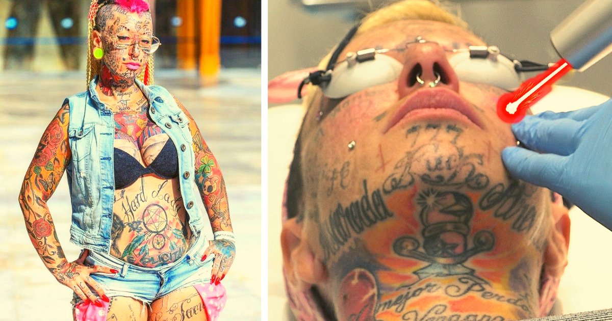 diseno sin titulo 1 183.png?resize=1200,630 - Mujer Con Más Tatuajes Del Planeta Decide Retirarlos De Su Rostro: Mira Cómo Se Ve Ahora