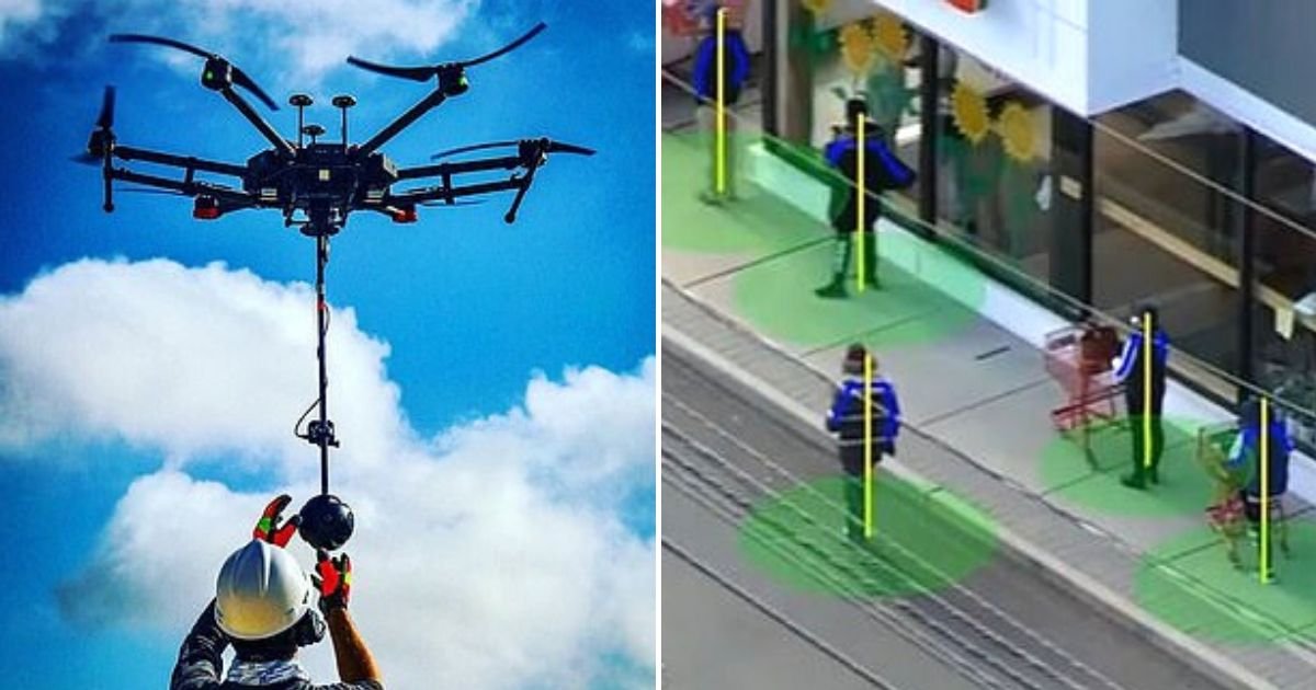 drone6.jpg?resize=412,275 - Police Officers Are Now Testing A 'Pandemic Drone' To Monitor People's Temperatures And Detect Coughing And Sneezing