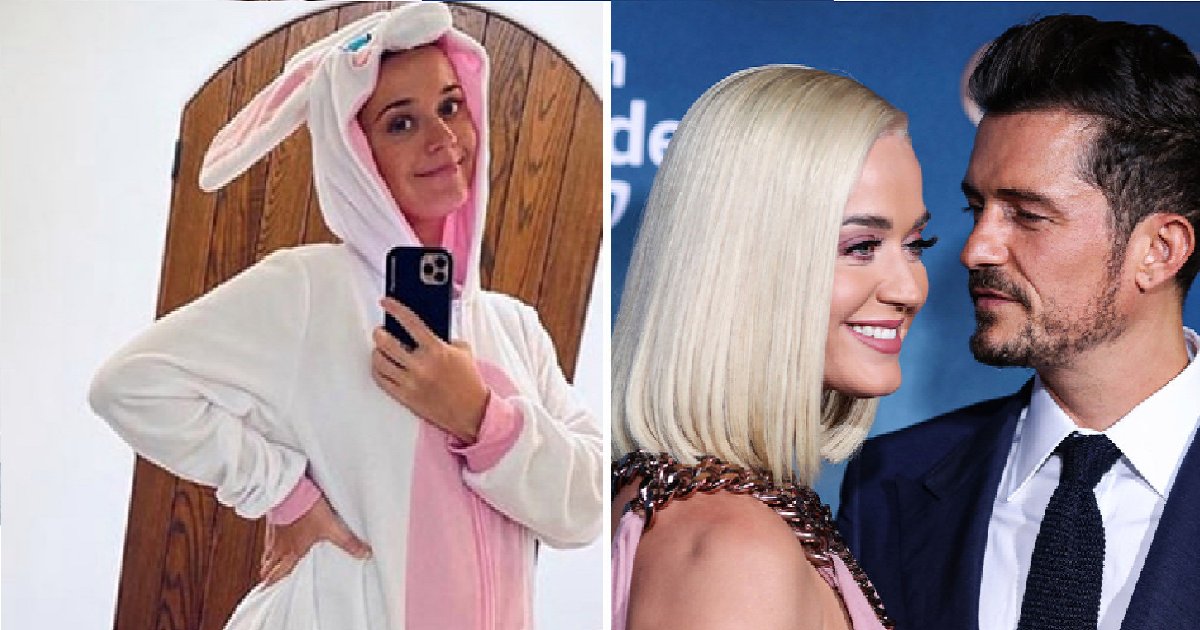 easter.png?resize=1200,630 - Katy Perry Showed Off Her Tiny Baby Bump Dressed As An Easter Bunny