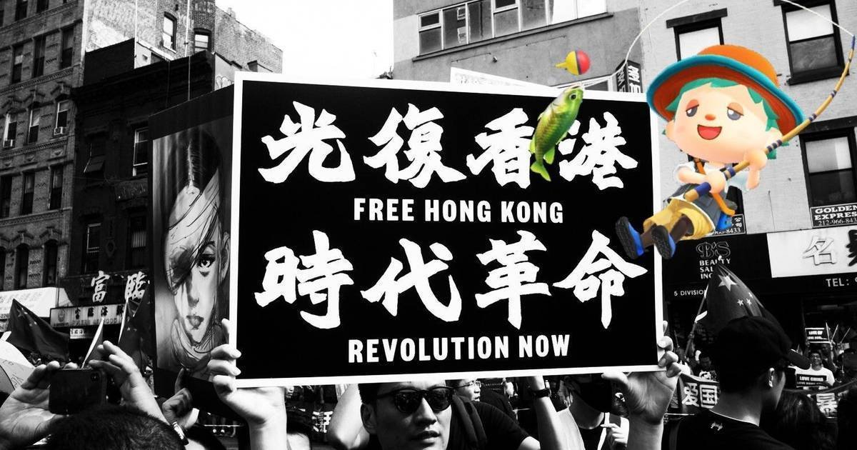 ec8db8eb84a4 ed9b84ebb3b4 2.jpg?resize=412,275 - China Bans Nintendo's Animal Crossing - And Hong Kong Protesters Are Revelled