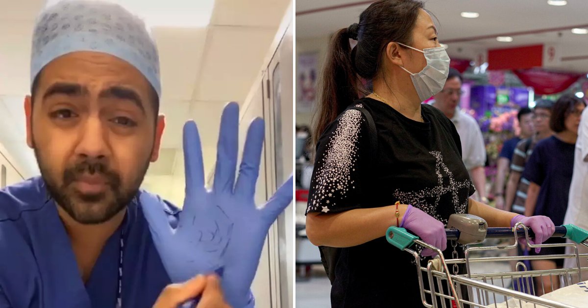 gloves5.png?resize=1200,630 - Doctor Used TikTok To Explain Why People Shouldn’t Wear Disposable Gloves In Supermarket
