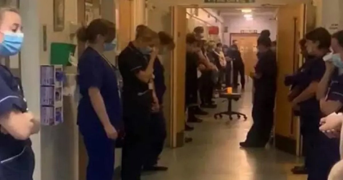 m3 1.jpg?resize=1200,630 - Colleagues Lined The Hospital Hallway "United In Grief" After Midwife Passed Away From Coronavirus
