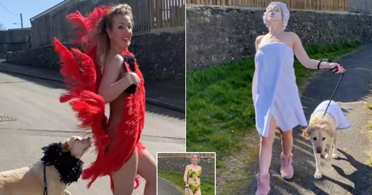 new project 3.png?resize=412,275 - Dancer Wears Quirky Costumes To Walk Her Dog Every Day
