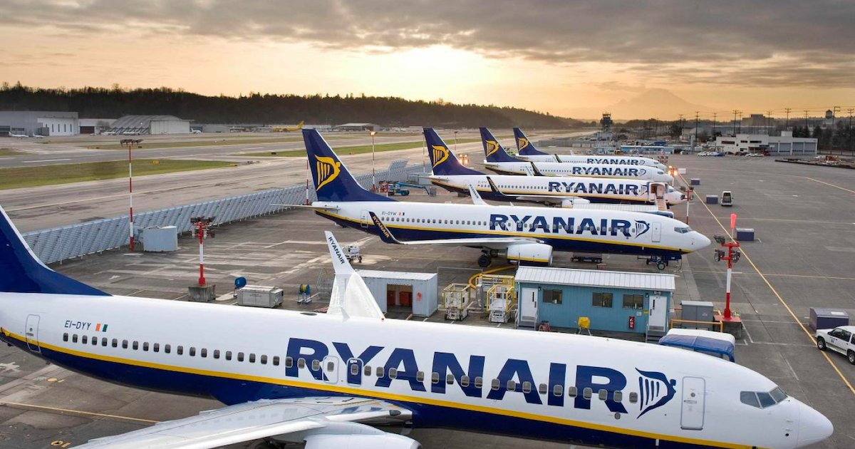 ryanair.png?resize=1200,630 - Coronavirus : La compagnie aérienne Ryanair préfère laisser ses avions au sol plutôt qu’appliquer la distanciation sociale à bord