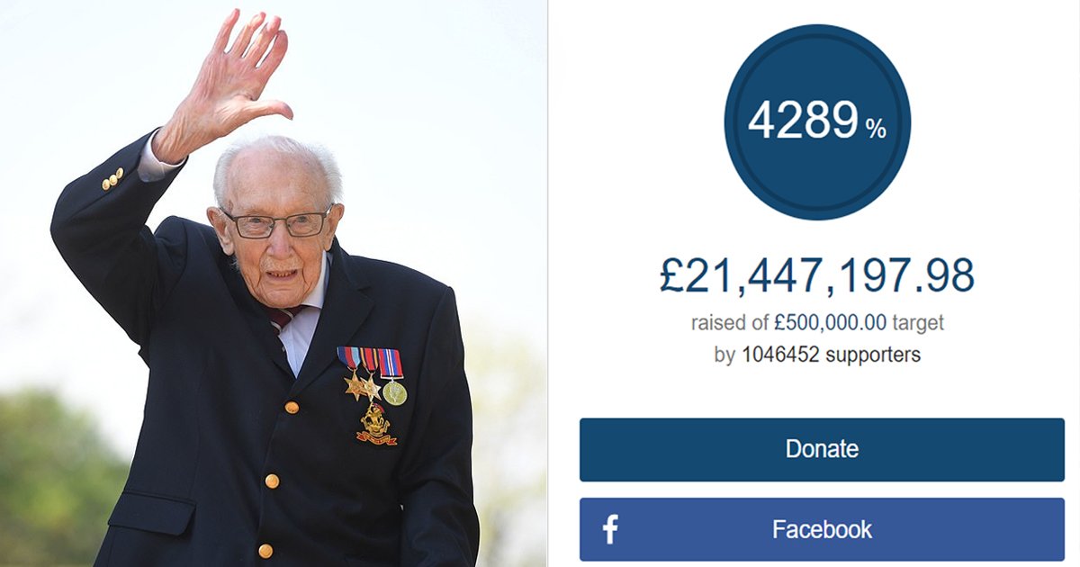 sgsssssg.jpg?resize=412,232 - Captain Tom Of The WWII Raised £21 Million For The NHS Amid Coronavirus
