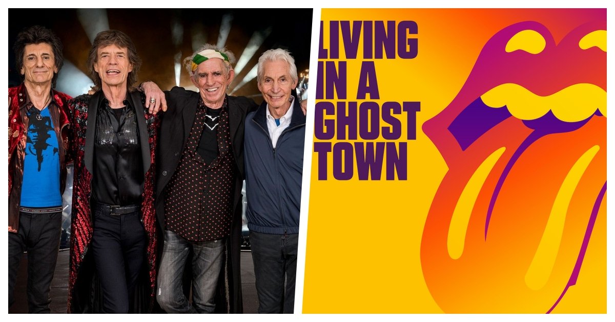 stones cover.jpg?resize=1200,630 - The Rolling Stones Releases A New Single Titled "Living In A Ghost Town"