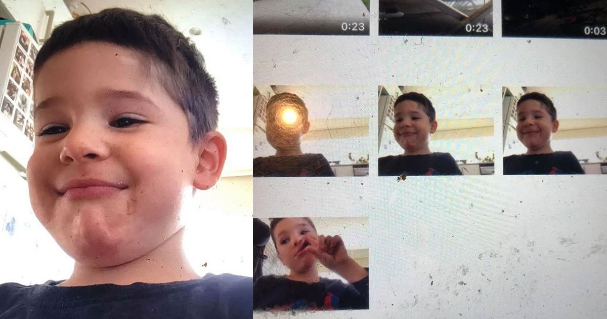 untitled 1 7.jpg?resize=1200,630 - 5-Year-Old Boy Tricked His Mom Into Thinking He Was "Studying" By Using Photos Of Him