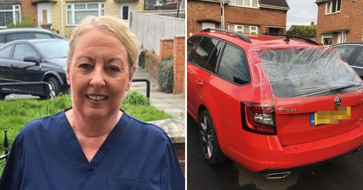untitled 106.jpg?resize=412,275 - 59-year-old Nurse Is Unable To Visit The Elderly And Vulnerable Patients After Thugs Damaged Her Car