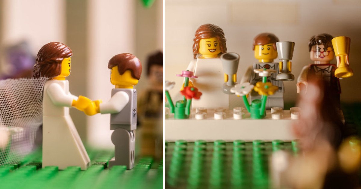 untitled 164.jpg?resize=412,275 - Isolated Photographer Spent Three Days Planning The Wedding Of LEGOs And The Wedding Pictures Are Amazing