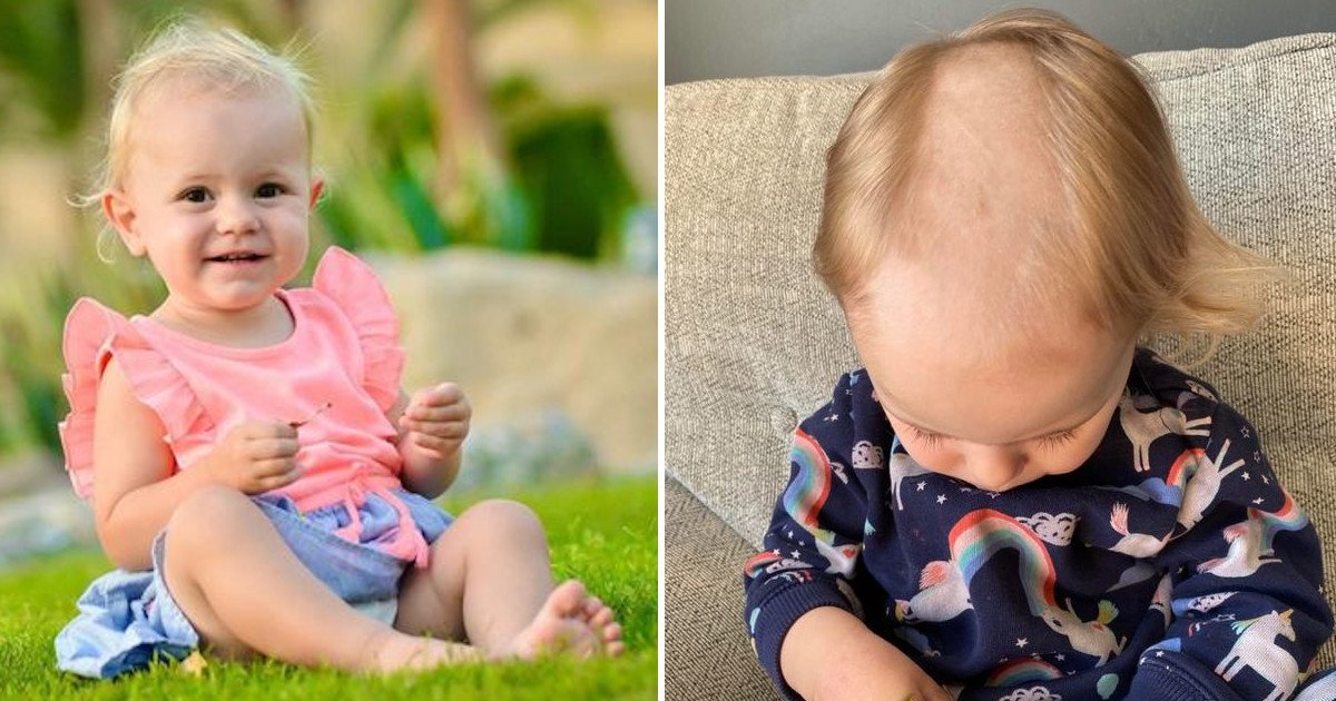 untitled 258.jpg?resize=412,275 - Two-year-old Shaved A Huge Patch Of Her Hair And Laughed After Looking Herself In The Mirror