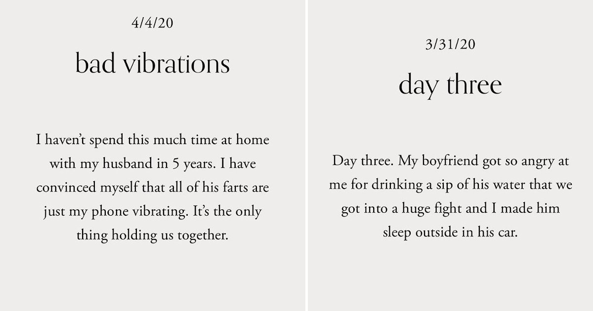untitled 64.jpg?resize=412,275 - Woman Sharing Hilarious Couple Stories Amid Coronavirus Lockdown